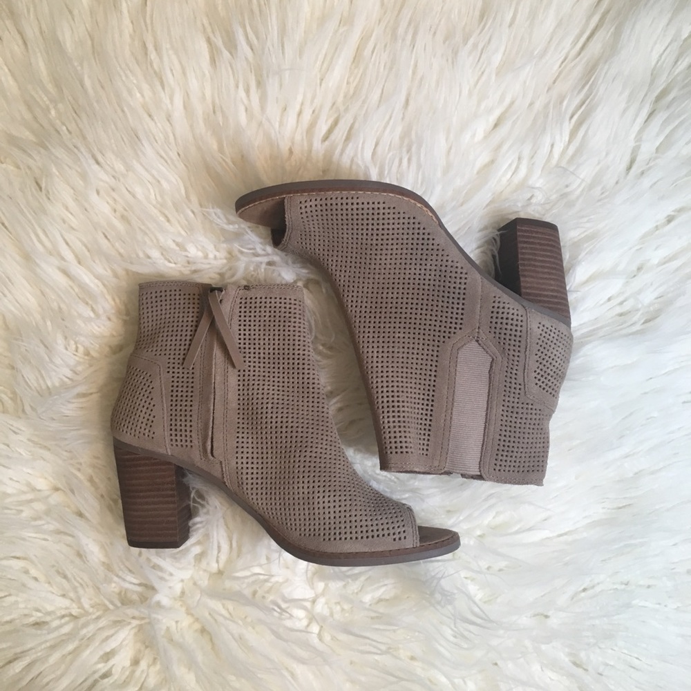Toms Majorca Peep Toe booties - Picture 1 of 7